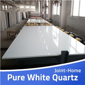 Pure White Engineered Manmade Stone Quartz Slabs