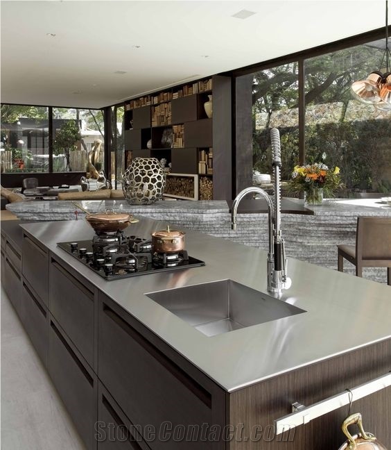 Quartz Stone Cambria Kitchen Desk Countertops