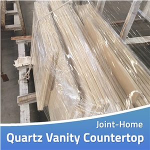 Solid Surface Glacier White Natural Vanity Worktop Solid Surface Glacier White Natural Vanity Worktop