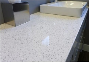 Sparkle Mirrior Shining Crystal Light Quartz Slab