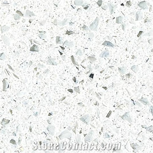 Sparkle Mirrior Shining Crystal Light Quartz Slab