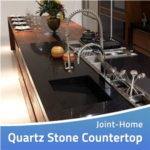 Sparkling Silestone Tebas Black Quartz Countertops Sparkling Silestone Tebas Black Quartz Countertops