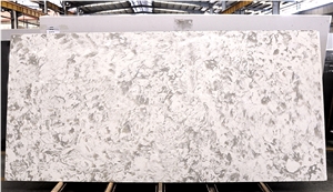 Tan Brown Quartz Engineered Stone Manmade Slabs
