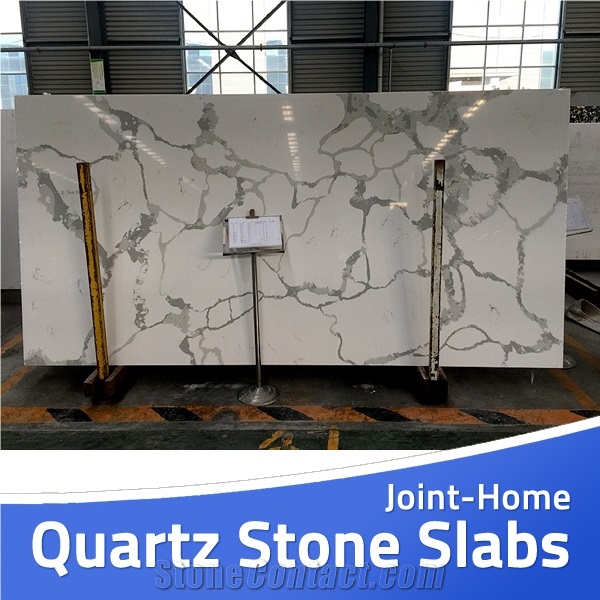 Volakas Cantera Quartz Engineered Calacatta Slabs
