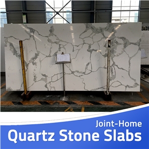 Volakas Cantera Quartz Engineered Calacatta Slabs