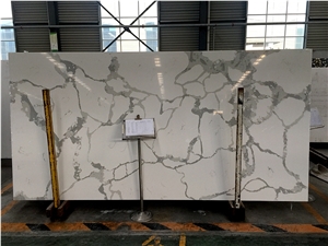 Volakas Cantera Quartz Engineered Calacatta Slabs