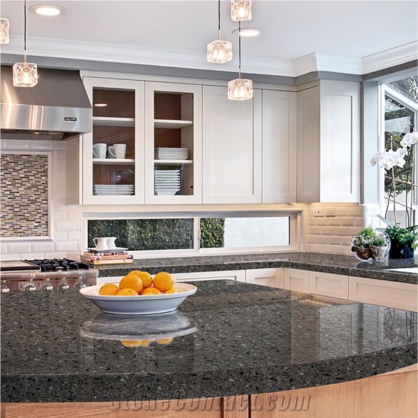 Wilshire Red Multicolor Kitchen Quartz Countertops