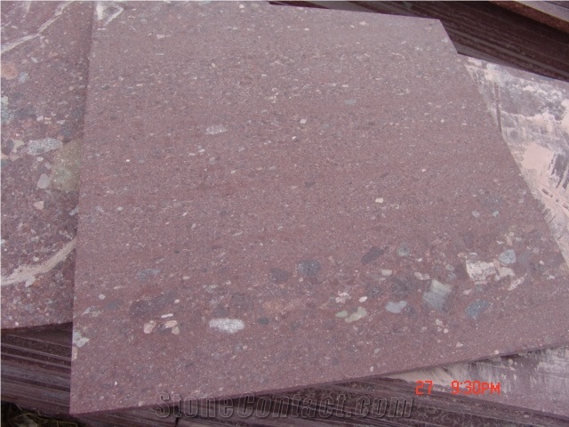 Porphyry Red Porfido Tiles Polished Paving
