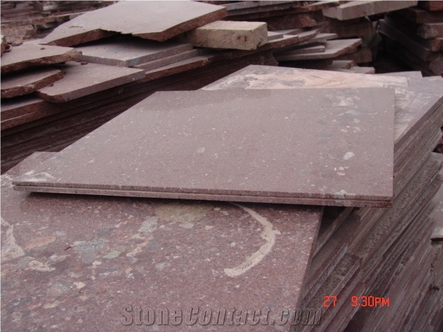 Porphyry Red Porfido Tiles Polished Paving