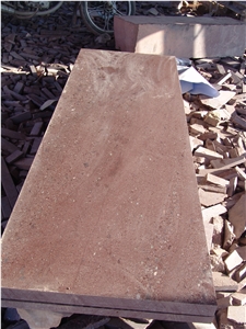 Porphyry Red Porfido Tiles Polished Paving