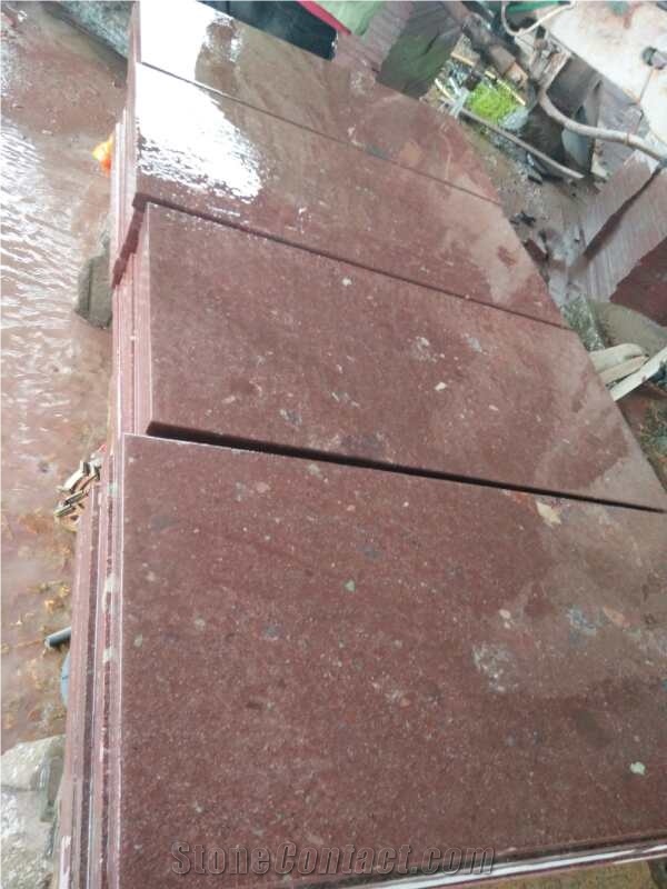 Porphyry Red Porfido Tiles Polished Paving