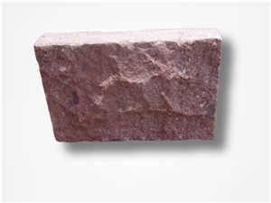 Porphyry Red Rosa Porfido Pavers Split Cobbles