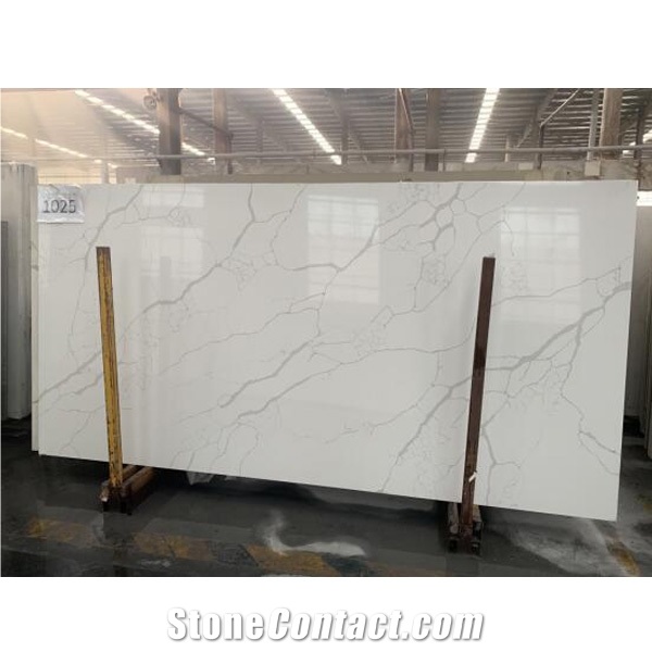 Calacatta Laza A1802b Quartz Slabs