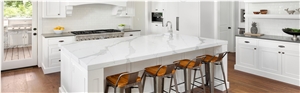 Calacatta Quartz Kitchen Countertops