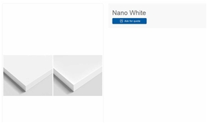 Nano White Crystallized Stone Nano White Crystallized Stone