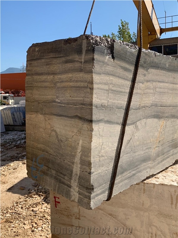 Emirdag Grey Marble Blocks Veincut&Crosscut, Emirdag Silver Marble