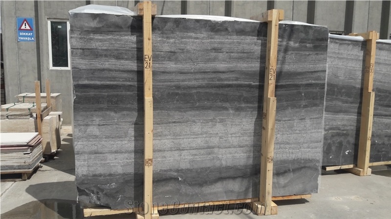 Emirdag Grey Marble Blocks Veincut&Crosscut, Emirdag Silver Marble