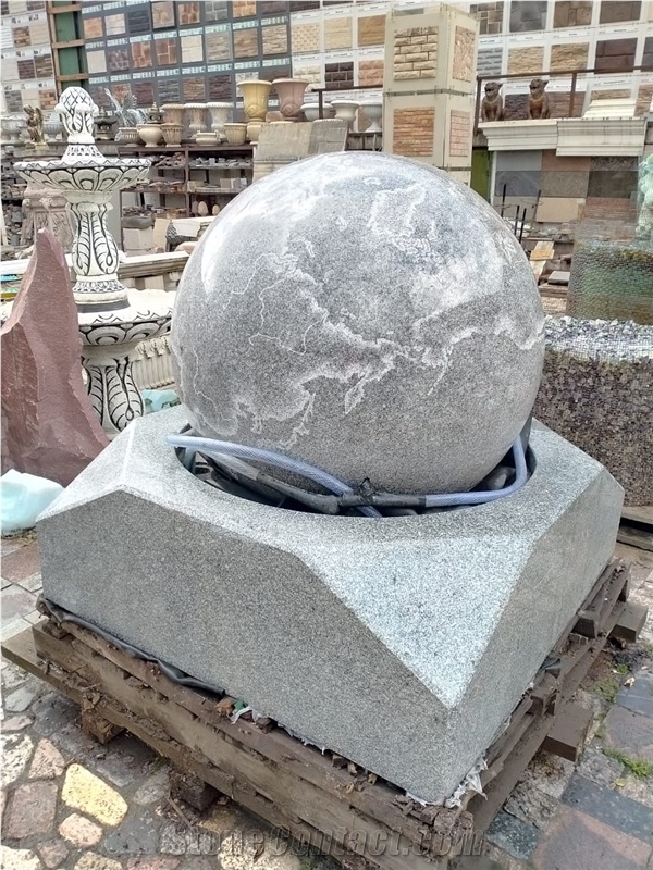 Granite Floating Ball Fountain