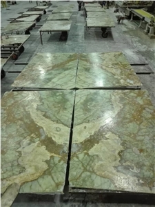 Green Onyx Tiles & Slabs