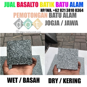 Gray Green Basalt Batik Landscaping Stones, Pavers