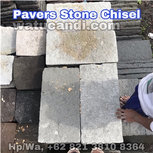Paving Made from Original Indonesian Temple Stones