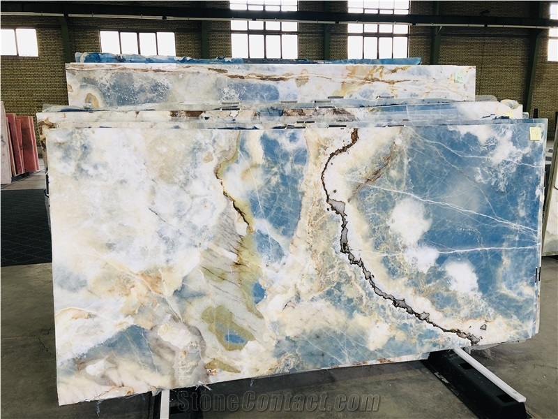 Blue Onyx Slabs