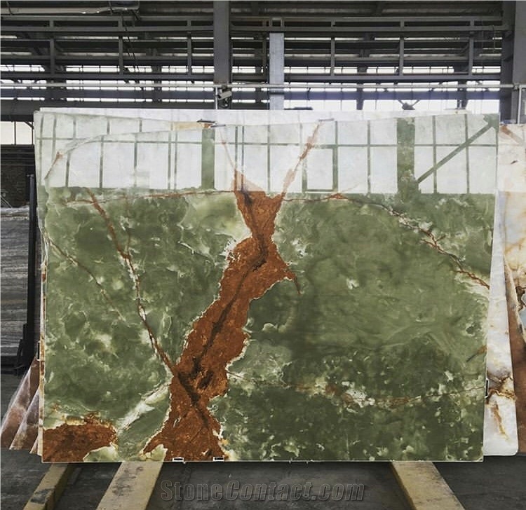 Iran Green Onyx Slabs