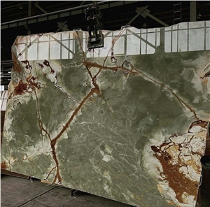 Iran Green Onyx Slabs