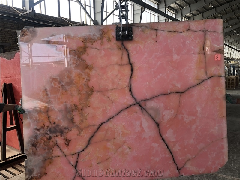 Persian Pink Onyx Slabs