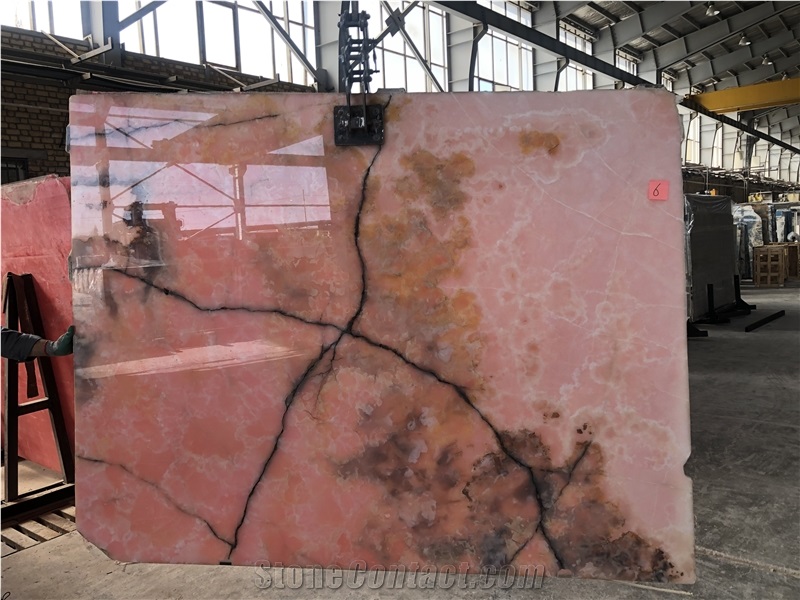 Persian Pink Onyx Slabs
