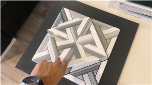 Afyon Honey Marble Mosaic Pattern Gk01m Marble Mosaic Tiles