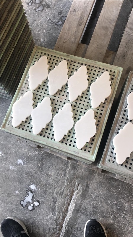 Afyon Honey Marble Mosaic Pattern Gk01m Marble Mosaic Tiles