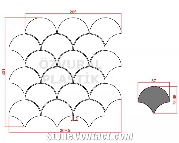 Afyon Honey Marble Mosaic Pattern Gk01m Marble Mosaic Tiles