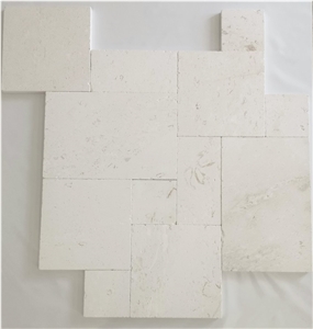 Pearl Beige Shellstone Tumbled Pattern Pearl Beige Shellstone Tumbled Pattern