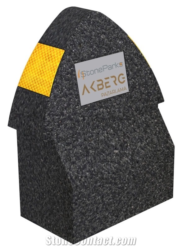 Street Barriers Border Type, Basalt Bollards