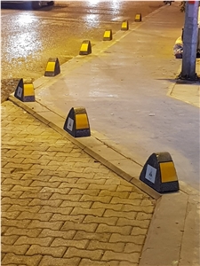 Street Barriers Border Type, Basalt Bollards