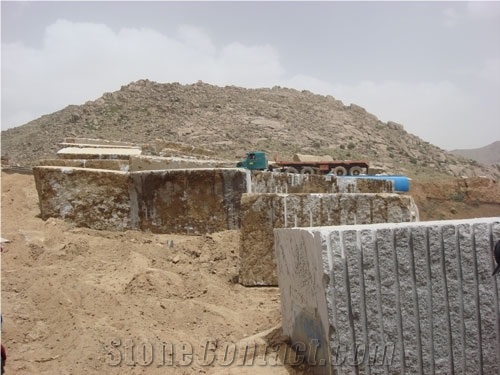 Iran Beige Granite Blocks