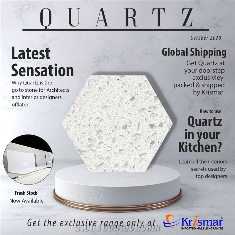 White Quartz Stone Slabs, Engineered Quartz Slabs