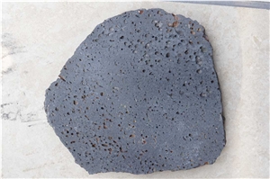 Brushed Puka Lava Garden Step Stone