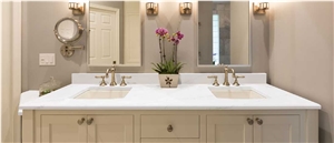 Calacatta Arno Quartz Bathroom Countertop Calacatta Arno Quartz Bathroom Countertop