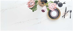 Calacatta Arno Quartz Vignette Kitchen Countertop