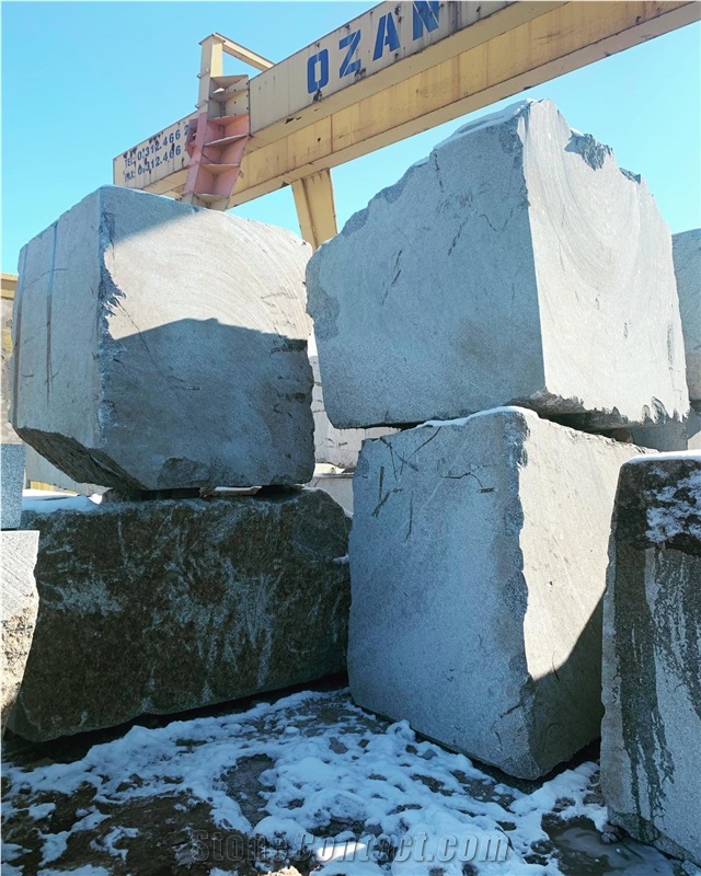 Pessinus Grey Granite Blocks