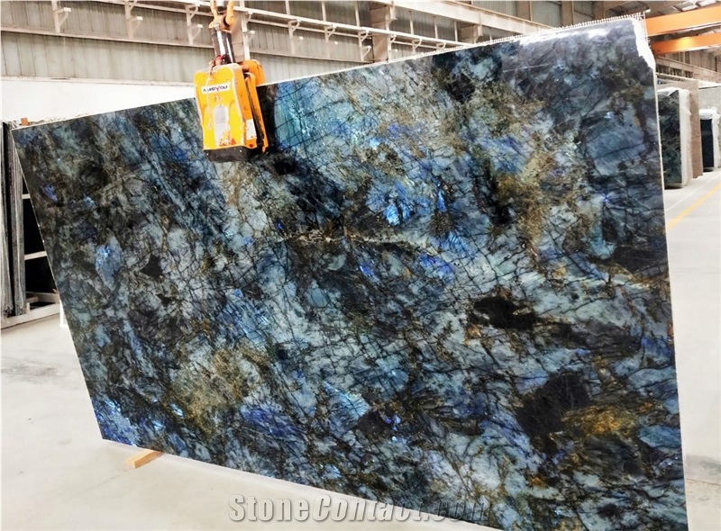 Labradorite Blue Granite Slabs