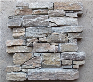 Blue Quartzite Cemented Stacked Stone,Quartzite Z