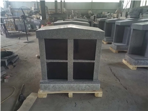 Cemetery Gray Black Granite Columbarium Niche