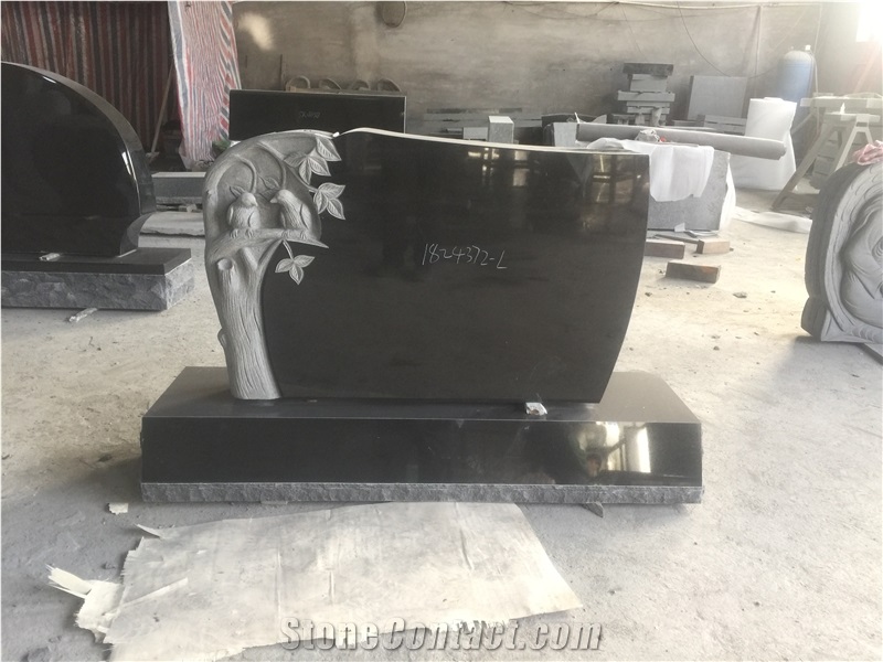 Engraved 3d Tree Headstone/Tombstone/Monument