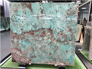 Extroic Stone Amazonita Green Granite Wall Tiles