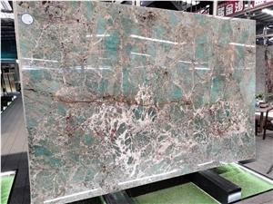 Extroic Stone Amazonita Green Granite Wall Tiles