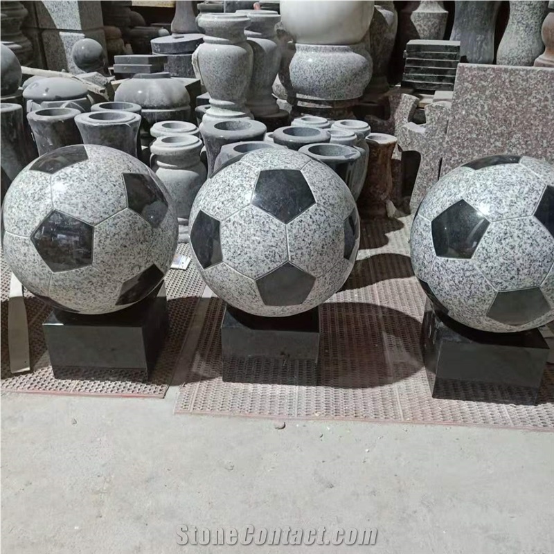 G603 China Grey Football Custom Monument Asseories