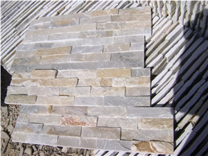 Grey Quartzite Split Cultured Stone for Wall